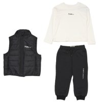 G11321TOD: Boys Quilted Gilet, Top & Jog Pant Outfit (2-4 Years)