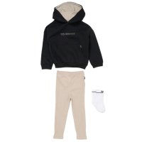 G11606INF: Baby Girls Hoodie, Rib Legging & Socks Outfit (12-24 Months)