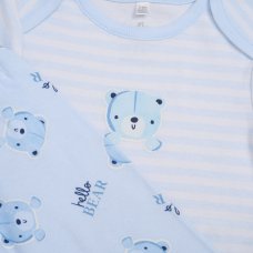 G11750: Baby Boys Bear 10 Piece Mesh Bag Gift Set (NB- 6 Months)
