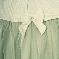 G12943INF: Baby Girls Mock Bolero Mesh Skirt Dress (6 Months - 3 Years)