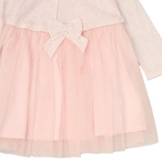 G12946INF: Baby Girls Mock Bolero Mesh Skirt Dress (6 Months - 3 Years)