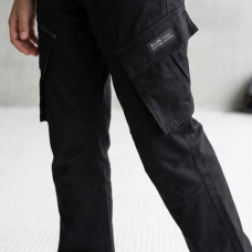 FDX10: Boys Black Straight Leg Cargo Pant (6-13 Years)