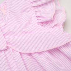 H12803NB: Baby Girls Dress, Pant & Headband Set (0-9 Months)