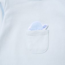 H14052: Baby Turtle Padded Applique All In One On A Satin Padded Hanger (0-9 Months)