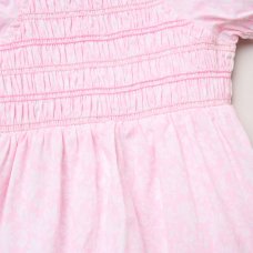 H14291TOD: Girls Smocked Dress & Scrunchie Set (2-4 Years)