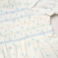 H14294TOD: Girls Smocked Dress & Scrunchie Set (2-4 Years)