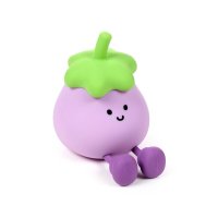 LAMP08: Foodiemals Egg Plant LED Night Light Sleep Lamp & Phone Stand