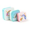 LBOX08: Set of 3 Lunch Box S/M/L Enchanted Rainbows Unicorn