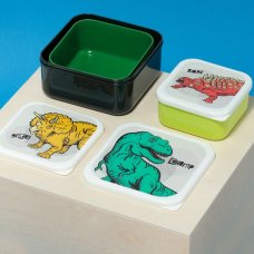 LBOX77: Set of 3 Lunch Box M/L/XL Dinosauria