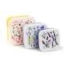 LBOX94: Set of 3 Lunch Box M/L/XL Nectar Meadows