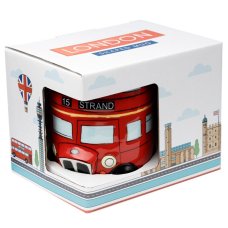 LON47: London Icons Red Routemaster Bus Ceramic Shaped Mug