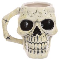 MUG217: Ancient Skull Head Ceramic Shaped Mug