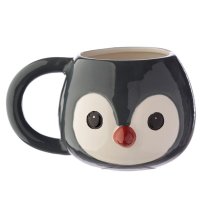 MUG286: Cutiemals Ceramic Penguin Head Shaped Mug