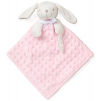 S19757: Bunny Bubble Velour Comforter- Pink