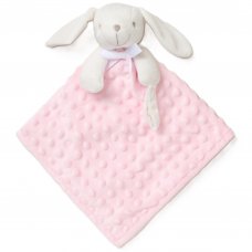 S19757: Bunny Bubble Velour Comforter- Pink