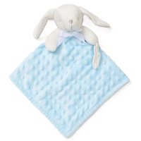 S19758: Bunny Bubble Velour Comforter- Sky