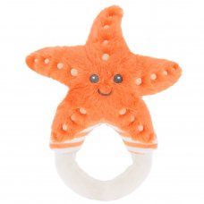 SE3515: 14cm Keeleco Squish Starfish Ring Rattle (100% Recycled)