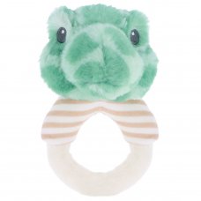 SE3519: 14cm Keeleco Terry Turtle Ring Rattle (100% Recycled)