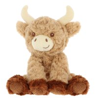 SE3723: 15cm Keeleco Hamish Highland Cow (100% Recycled)