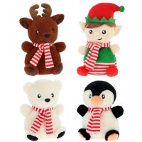 SX3551: 17cm Keeleco Christmas Friends (4 Designs)