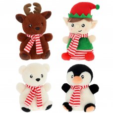 SX3551: 17cm Keeleco Christmas Friends (4 Designs)