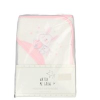 G13124: Baby Girls Bunny Hooded Towel/Robe