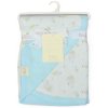 E13402: Baby Teddy Double Layer Muslin Wrap With waffle Lining