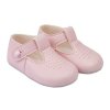 B625: Baby Soft Soled Shoe-Pink (Shoe Sizes: 1)