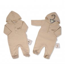 BIS-2020-2588: Baby All In one with Hood - Koala (NB-6 Months)