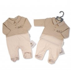 BIS-2020-2590: Baby Mock 2 Piece All In One - Koala (NB-6 Months)