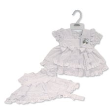 BIS-2120-6279: Baby Dress, Pant & Headband Set  (6-24 Months)