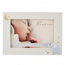 BM307: Bambino Photo Frame with Elephant Icon 6" x 4"