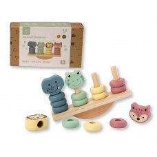 BT-24-0008: Wooden Educational Animal Balance Toy (13 pcs)