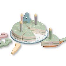 BT-24-0017: Wooden Educational Birthday Cake (18 pcs)