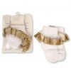 BW-61-2233TP: Baby Lace Socks - Taupe (0-18 Months)