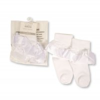 BW-61-2233W: Baby Lace Socks - White (0-18 Months)