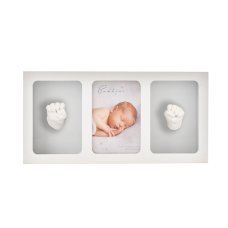 CG1539: Bambino White Triple Photo Frame & Casting Kit