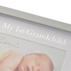 CG1638: Bambino My First Grandchild Frame 6" x 4" in Lidded Gift Box