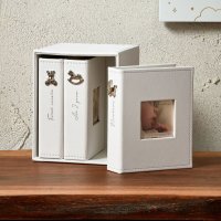 CG950W: Bambino White Set of 3 Albums Holds 24 x 4" x 6" Prints