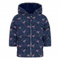 TCGD05883: Girls AOP Rainbow  Padded Jacket/ Coat (1-5 Years)