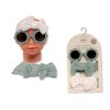 GP-25-1258: Baby Girls 2 Headbands and Sunglasses Set - Sage