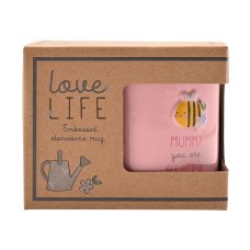 LL568: Love Life Embossed Mug - Mummy