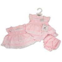 PB-20-709: Premature Baby Dress & Pant Set (3-8 LBS)