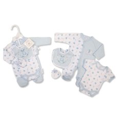 PB-20-738S: Premature Boys 4 Pieces Set - Elephant